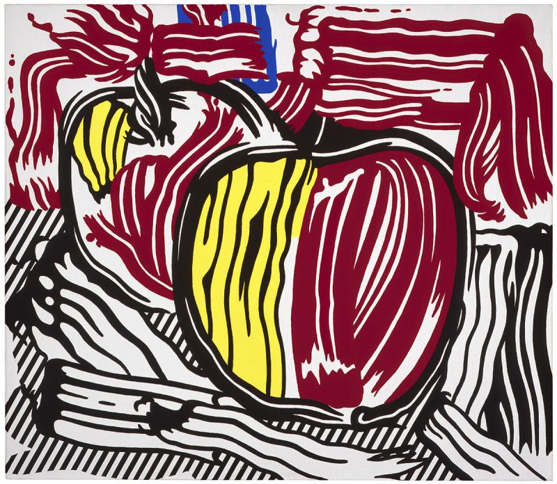Artwork: Two Red and Yellow Apples, 1981 (RLCR 3072)