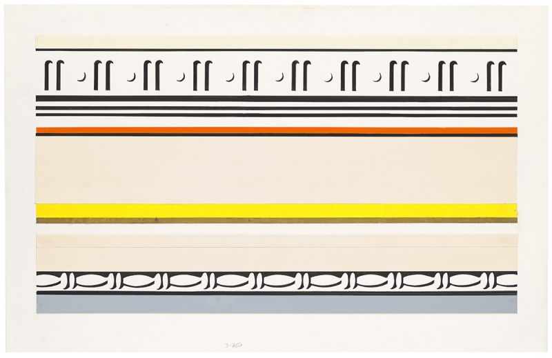 Artwork: Entablature VIII (Study), 1975 (RLCR 2366)