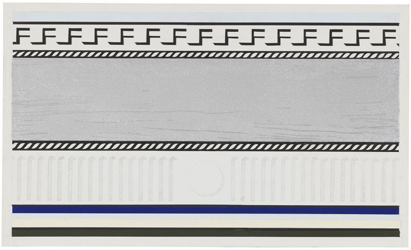 Artwork: Entablature III (Study), 1975 (RLCR 2362)