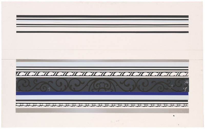 Artwork: Entablature IX (Study), 1976 (RLCR 2462)