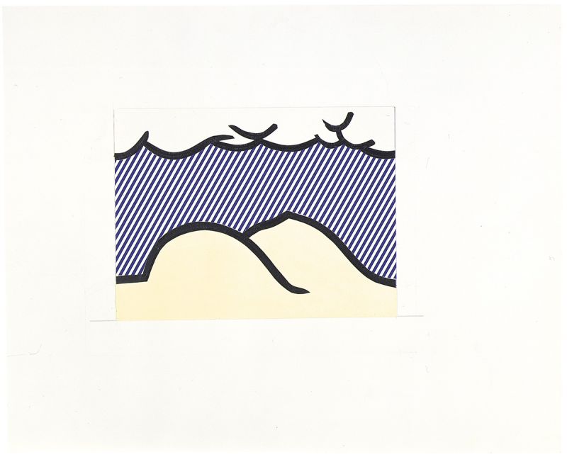 Artwork: Illustration for "De Denver au Montana, Départ 27 Mai 1972" (I) (Study), 1991 (RLCR 4011)
