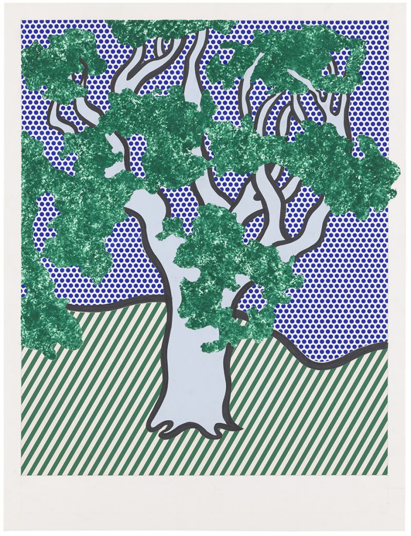 Artwork: Rain Forest (Study), 1991 (RLCR 4067)