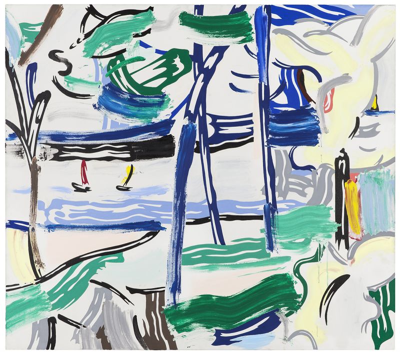 Artwork: Sailboats Through the Trees, 1984 (RLCR 3363)