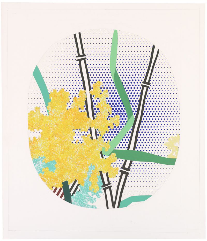 Artwork: Flower with Bamboo (Study), 1996 (RLCR 4506)