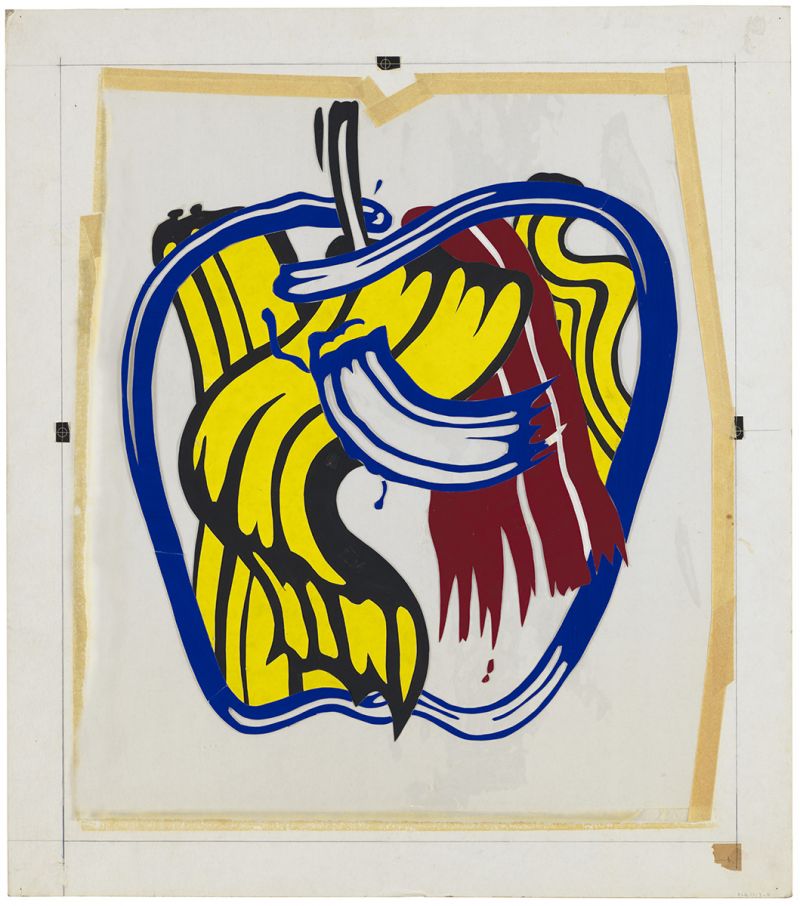 Artwork: Apple (Poster) (Study), 1981 (RLCR 3006)