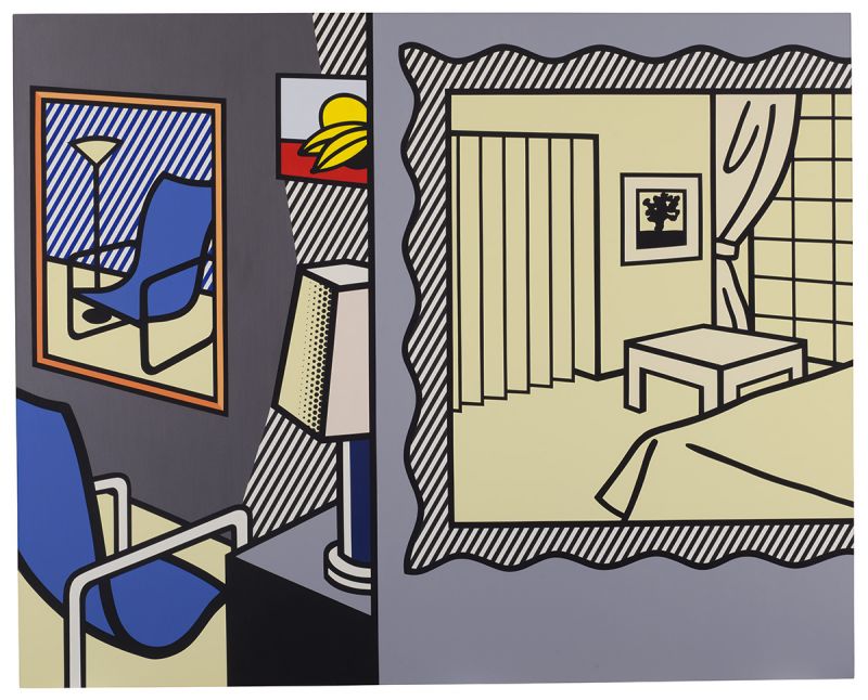 Artwork: Interior with Motel Room Painting, 1992 (RLCR 4126)