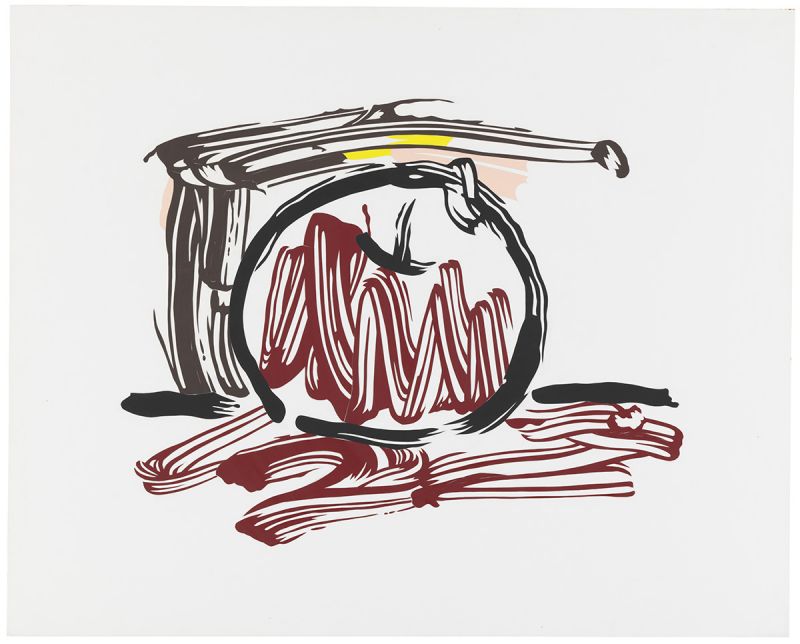 Artwork: Red Apple (Study), 1982 (RLCR 3141)