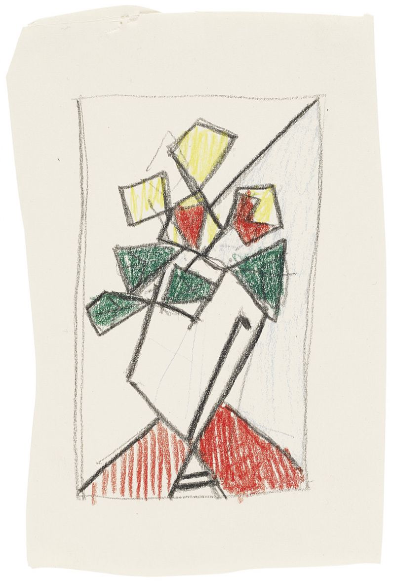 Artwork: Flowers (Study), c. 1973 (RLCR 2164)
