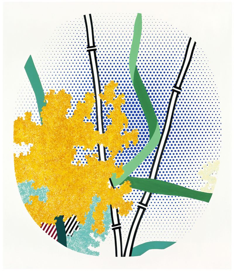 Artwork: Flower with Bamboo, 1996 (RLCR 4507)