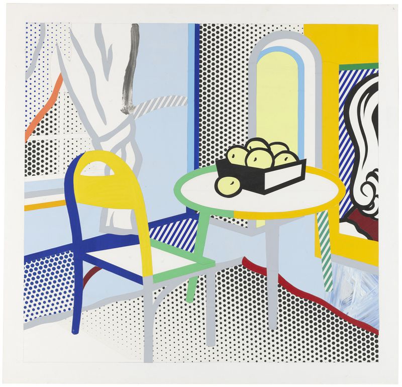 Artwork: Interior with Box of Yellow Apples (Study), 1997 (RLCR 4690)