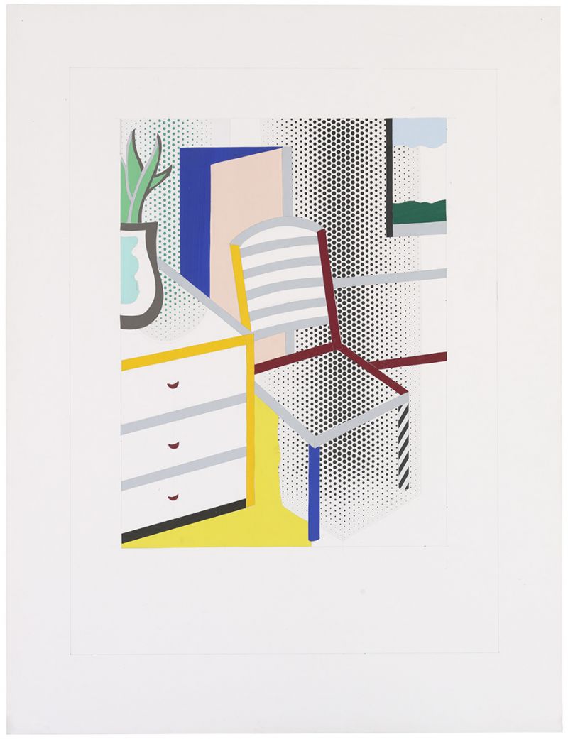 Artwork: Interior with Chair (Study), 1997 (RLCR 4694)