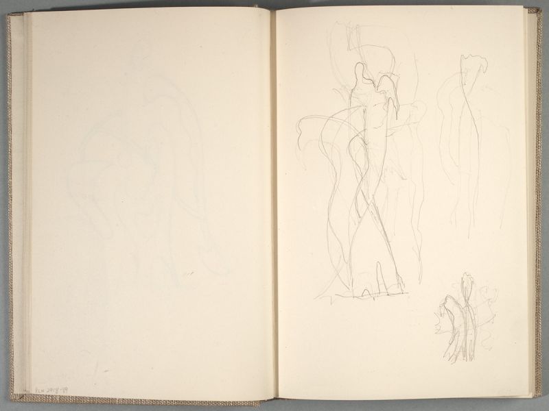 Artwork: Tokyo Brushstroke I (Studies), c. 1993 (RLCR 3690.4)
