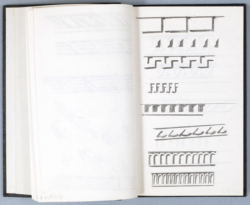 Artwork: Entablature (Studies), c. 1971 (RLCR 1998.5)