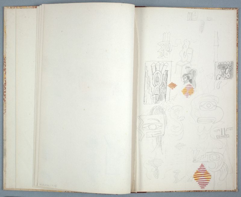 Artwork: Amerind (Studies), c. 1978 (RLCR 2683.5)