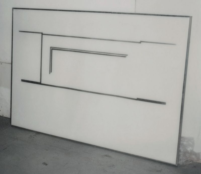 Artwork: Entablature #4, 1971 (RLCR 1944) Photo: Courtesy RLF Archives Detail of archival image