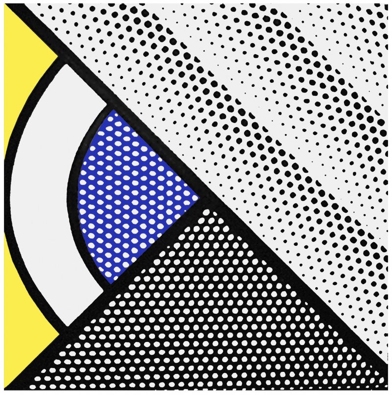 Artwork: Yellow and Blue Modern Painting, 1967 (RLCR 1497) Photo: Courtesy Richard Gray Gallery