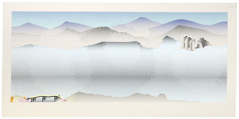 Artwork: Vista with Bridge (Study), 1996 (RLCR 4624)