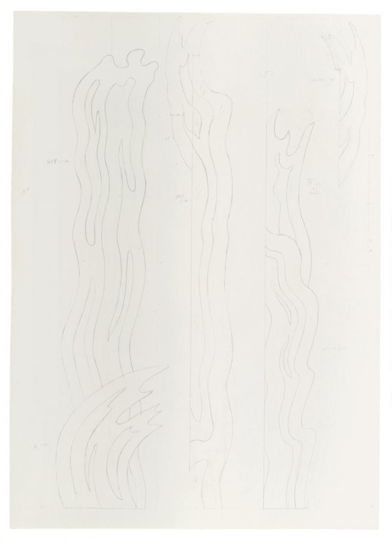 Artwork: Coups de pinceau and Petite coups de pinceau (Study), c. 1987 (RLCR 3623)