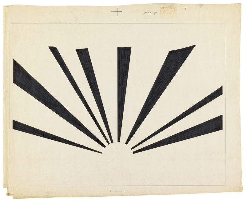 Artwork: Sunrise (Color Separation), 1965 (RLCR 1165.2)