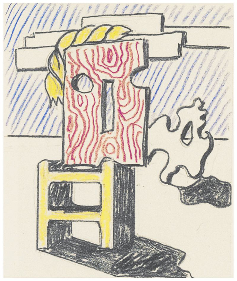 Artwork: Figures in Landscape (Study), 1977 (RLCR 2565)  Image of full sheet not available