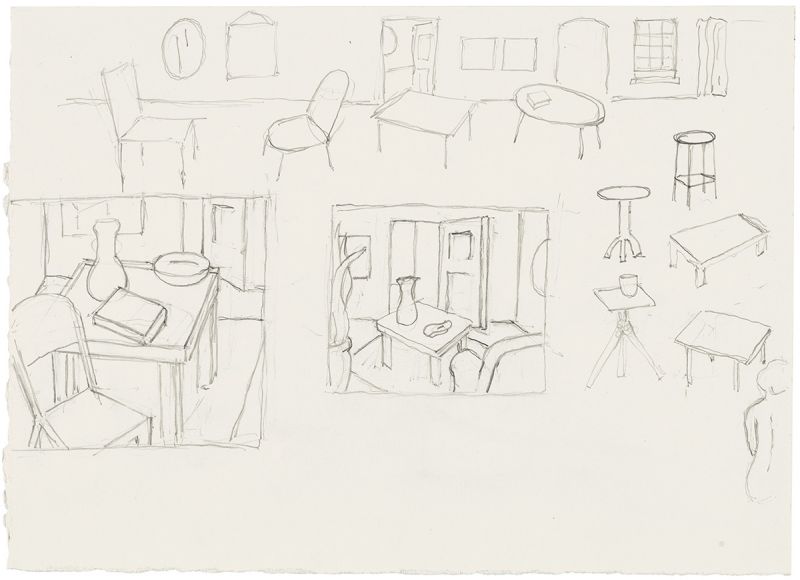 Artwork: Virtual Interior (Studies), c. 1996 (RLCR 4618)