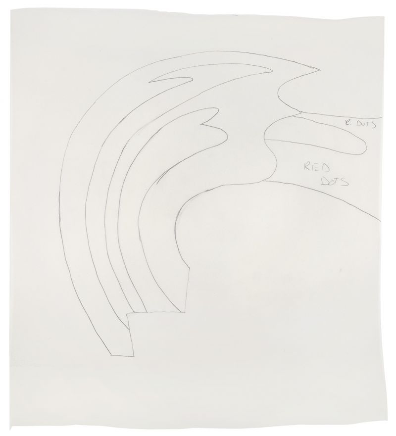 Artwork: Brushstroke Head IV (Study), c. 1986 (RLCR 3515)