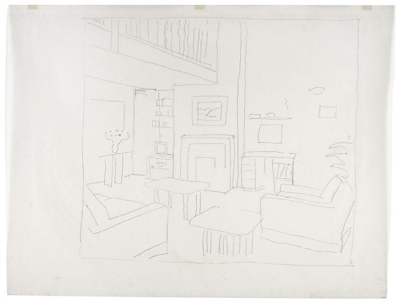 Artwork: Interior Series (Study), 1991 (RLCR 4020)