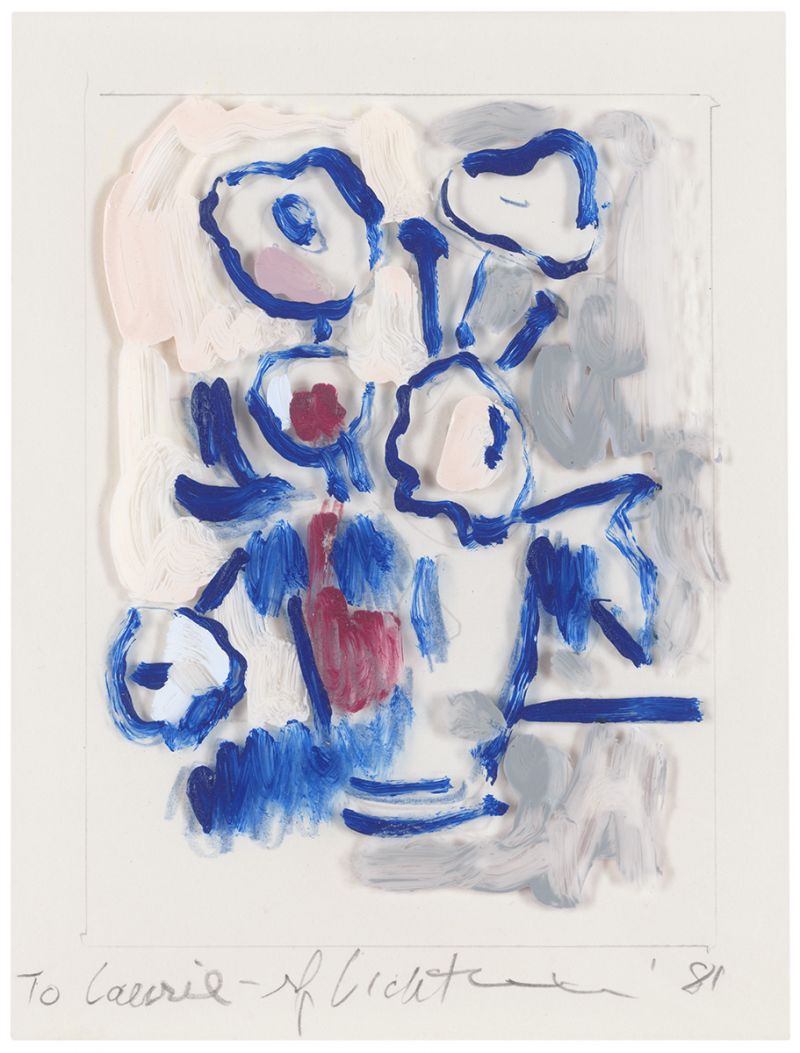 Artwork: Flowers in Vase (Study), 1981 (RLCR 3020)