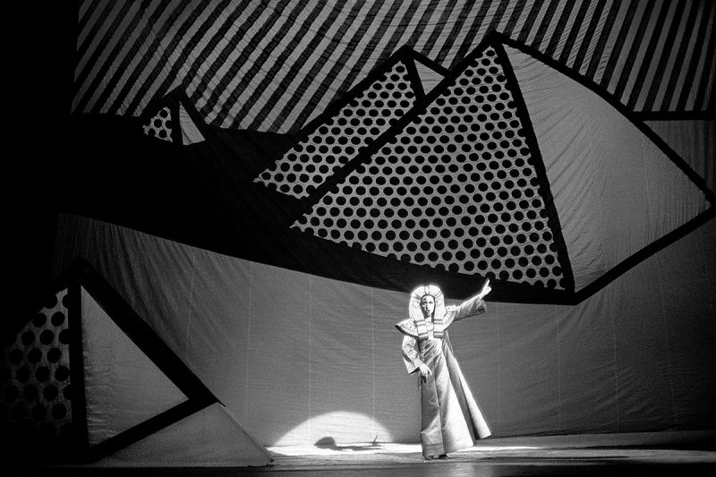 Artwork: Pyramids (Stage Backdrop), c. 1990–92 (RLCR 3994) Photo: Christine de Grancy