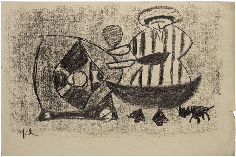 Artwork: Mother and Child (Study), 1948 (RLCR 106)