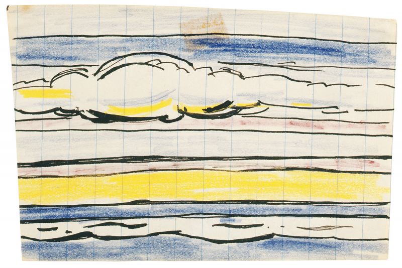 Artwork: Seascape with Clouds (Study), 1964 (RLCR 957)