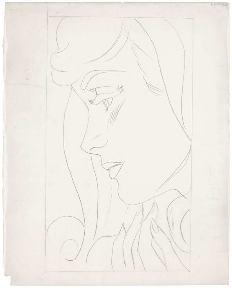 Artwork: Melancholic Girl (Study), c. 1963–64 (RLCR 815)