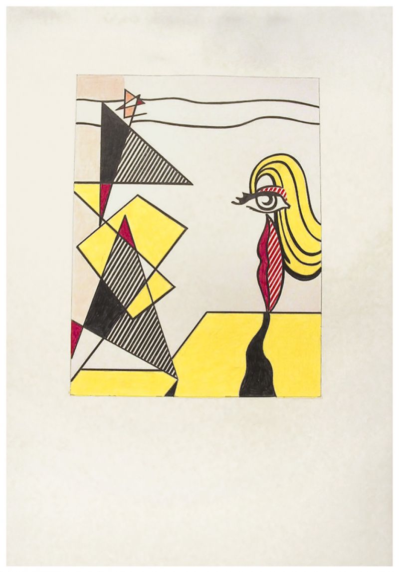 Artwork: Two Figures (Study), 1977 (RLCR 2675)