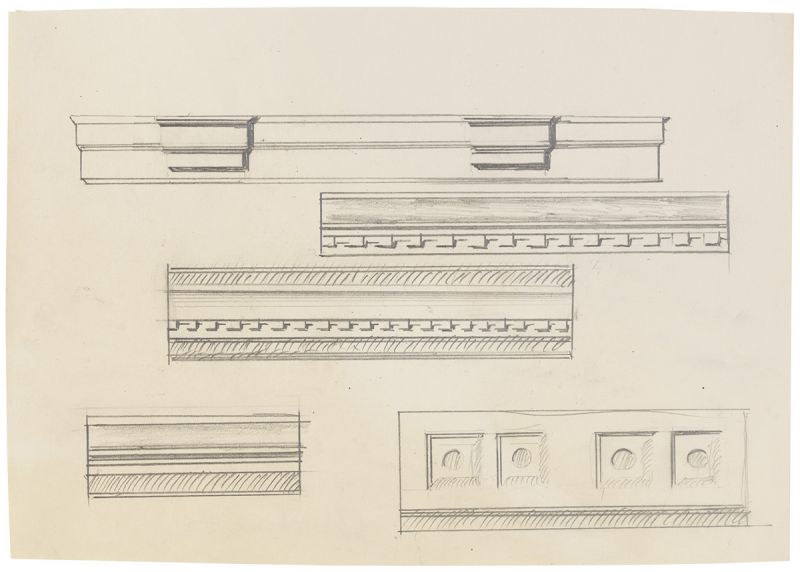 Artwork: Entablature (Studies), 1972 (RLCR 2014)