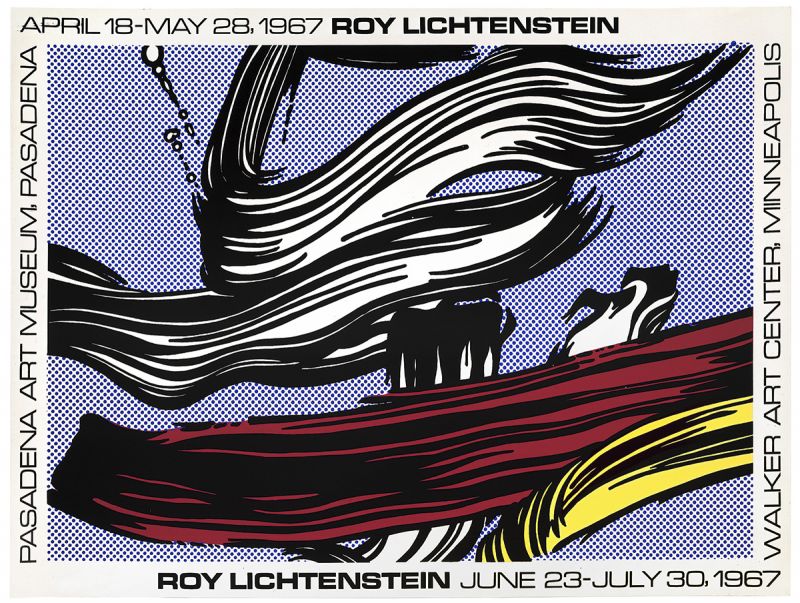 Artwork: Brushstrokes Poster, 1967 (RLCR 1294)