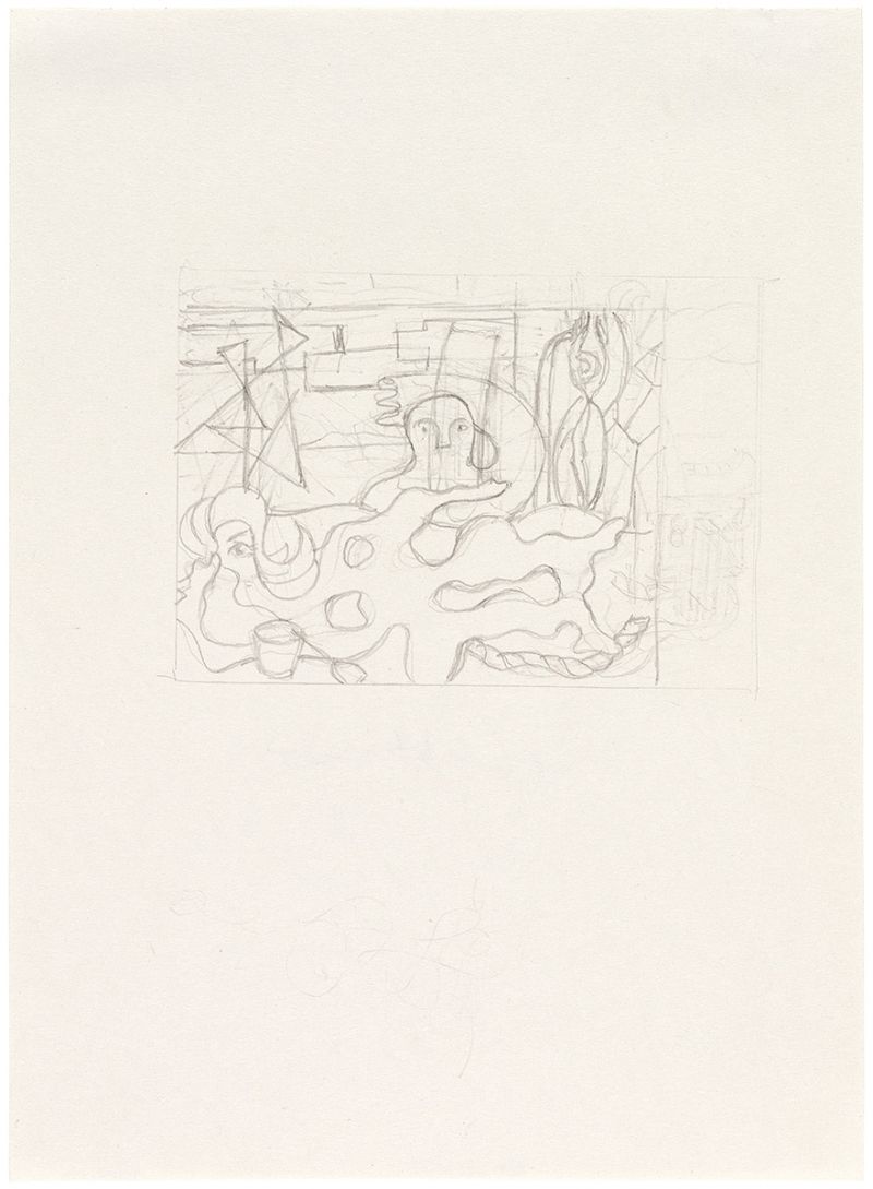 Artwork: At the Beach (Study), 1977 (RLCR 2540)