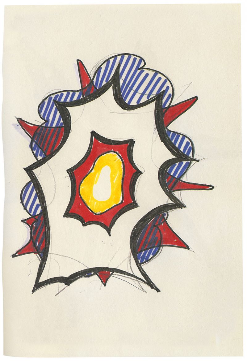 Artwork: Desk Explosion (Study), c. 1964 (RLCR 1056)