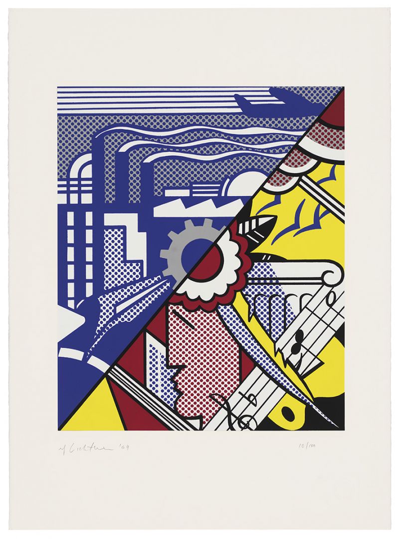 Artwork: Industry and the Arts (I), 1969 (RLCR 1685) Photo: Courtesy Whitney Museum of American Art