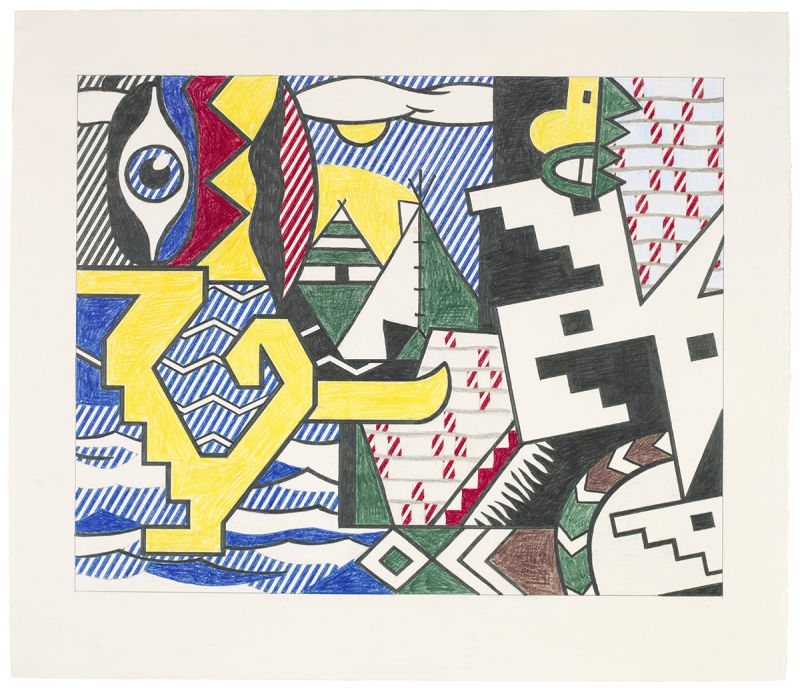 Artwork: Pow Wow (Study), 1979 (RLCR 2845)