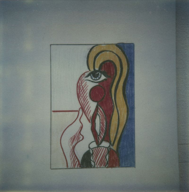 Artwork: Female Figure (Study), 1977 (RLCR 2549) Photo: Courtesy RLF Archives Detail of archival image