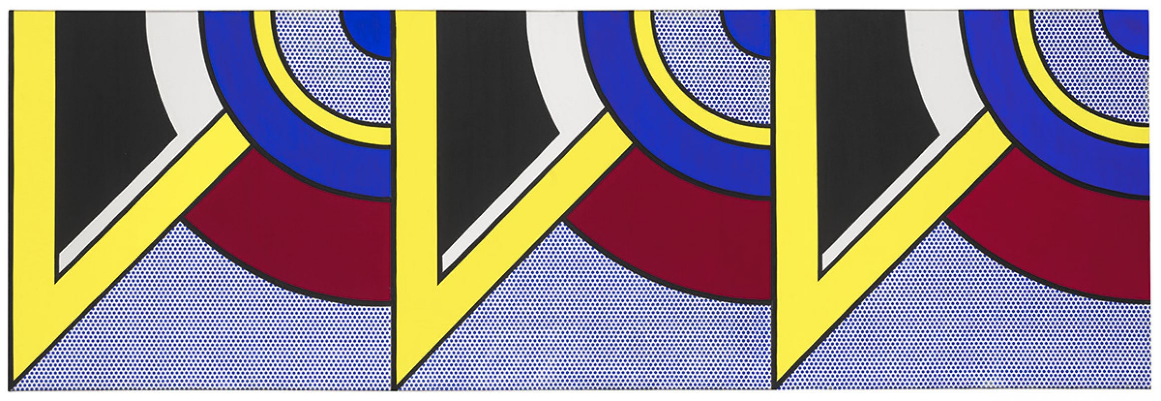 Artwork: Modern Painting Triptych II, 1967 (RLCR 1369)