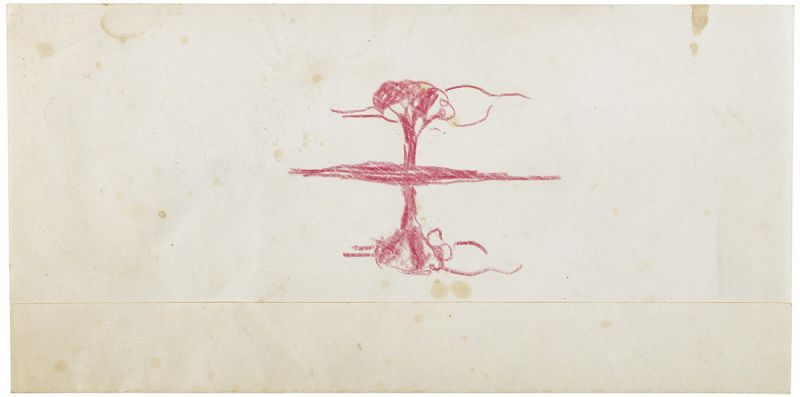 Artwork: Tree Reflected in Water (Study), c. 1972 (RLCR 2108)