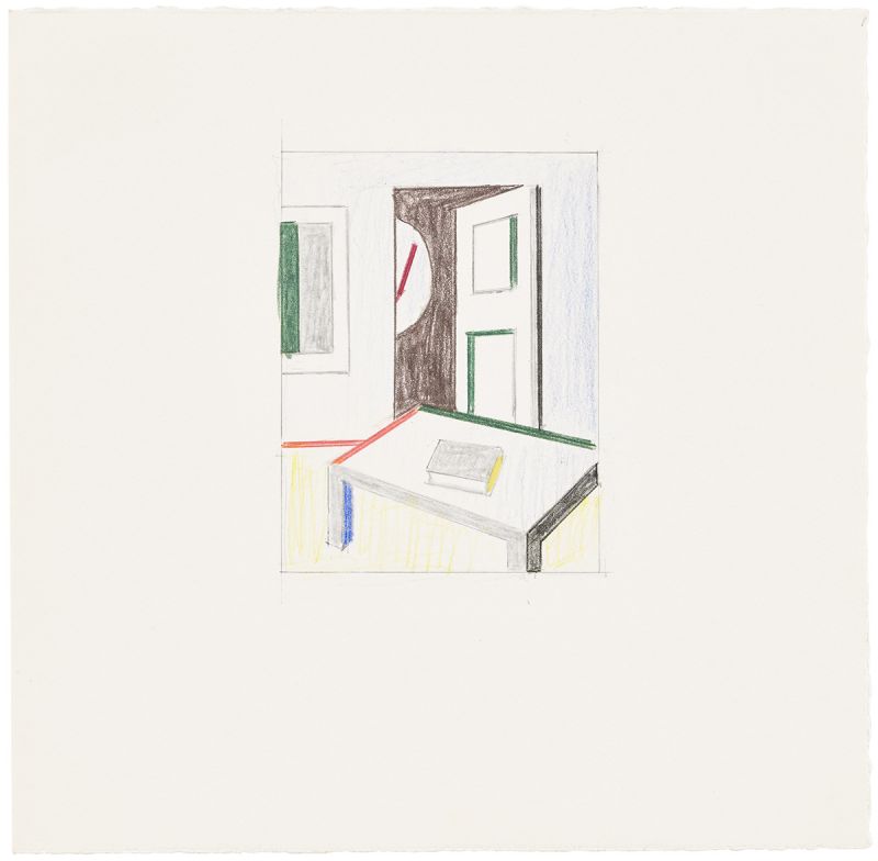 Artwork: Virtual Interior with Book (Study), 1996 (RLCR 4620)