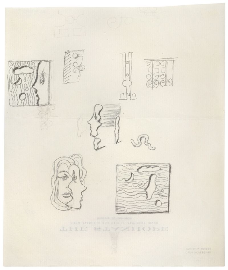 Artwork: Profile and Surrealism (Studies), 1977 (RLCR 2646)