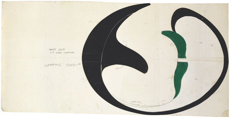 Artwork: Double Glass (Study), c. 1979 (RLCR 2815.2)