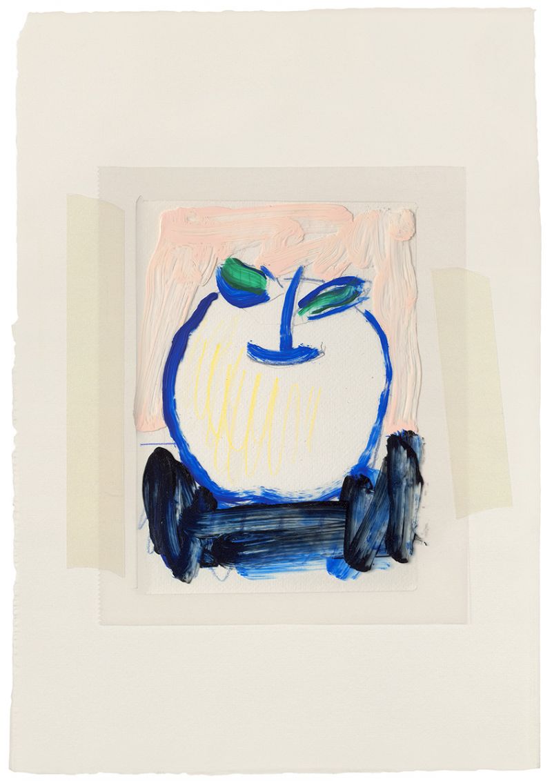 Artwork: Apple (Study), c. 1980 (RLCR 2884) Photo: Ulrich Ghezzi, Courtesy Galerie Thaddaeus Ropac, London • Paris • Salzburg