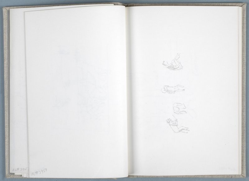 Artwork: Brushstroke Landscape (Figures) (Study), 1985 (RLCR 3476.10)