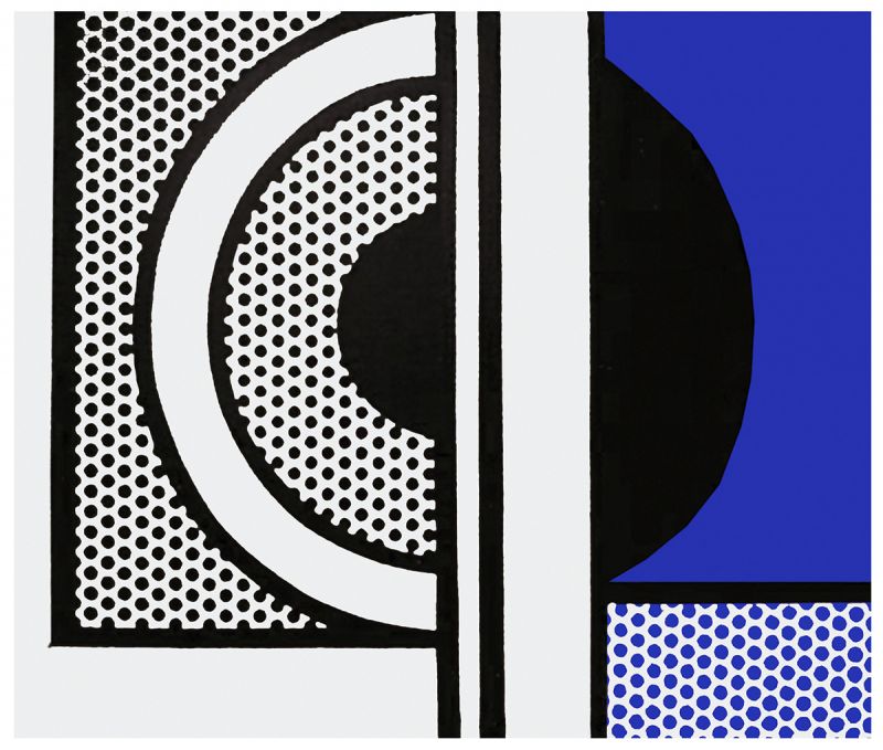 Artwork: Modern Painting with Black Semi-Circle, 1967 (RLCR 1374) Photo: Courtesy Richard Gray Gallery