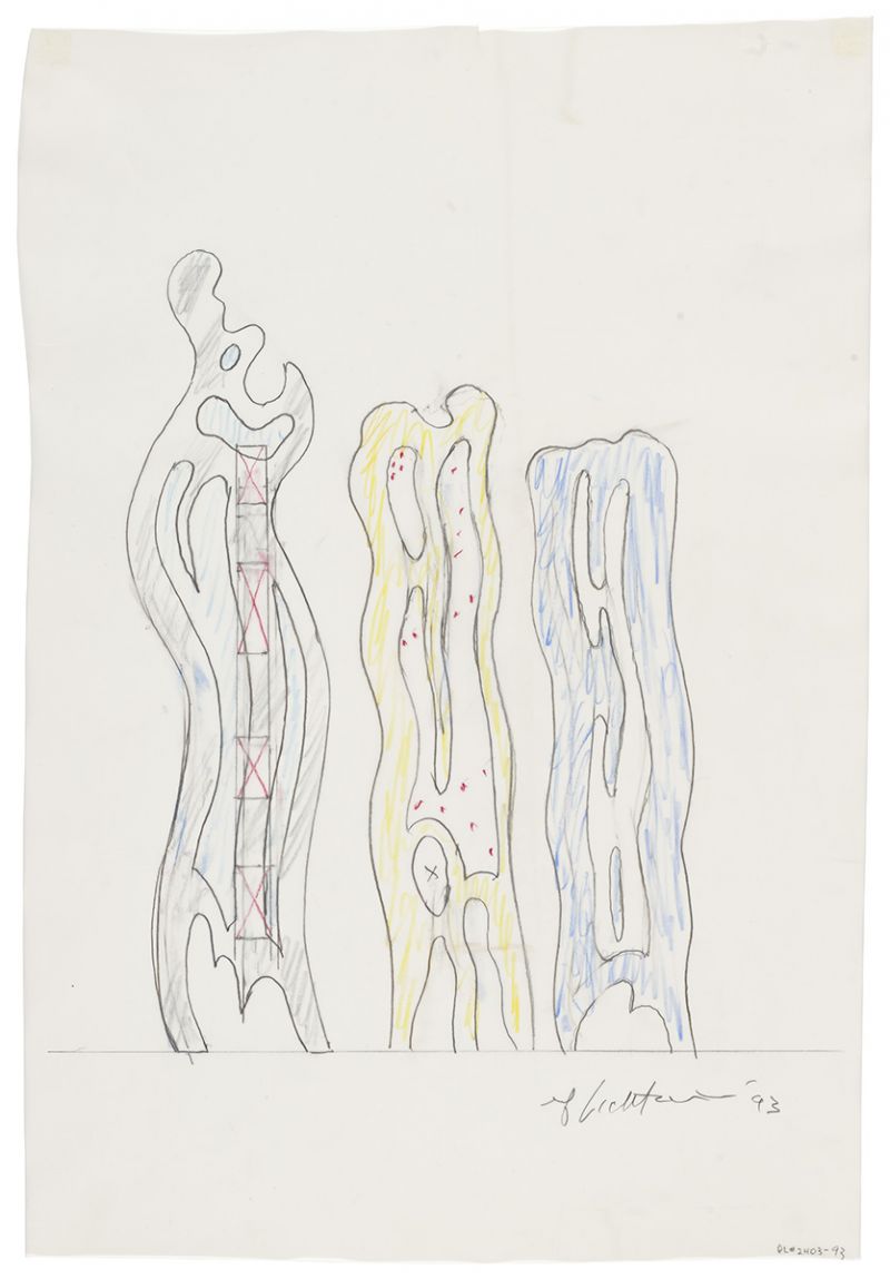 Artwork: Tokyo Brushstroke I (Study), 1993 (RLCR 4239)