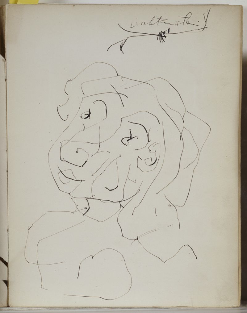 Artwork: Head, c. 1947 (RLCR 71)